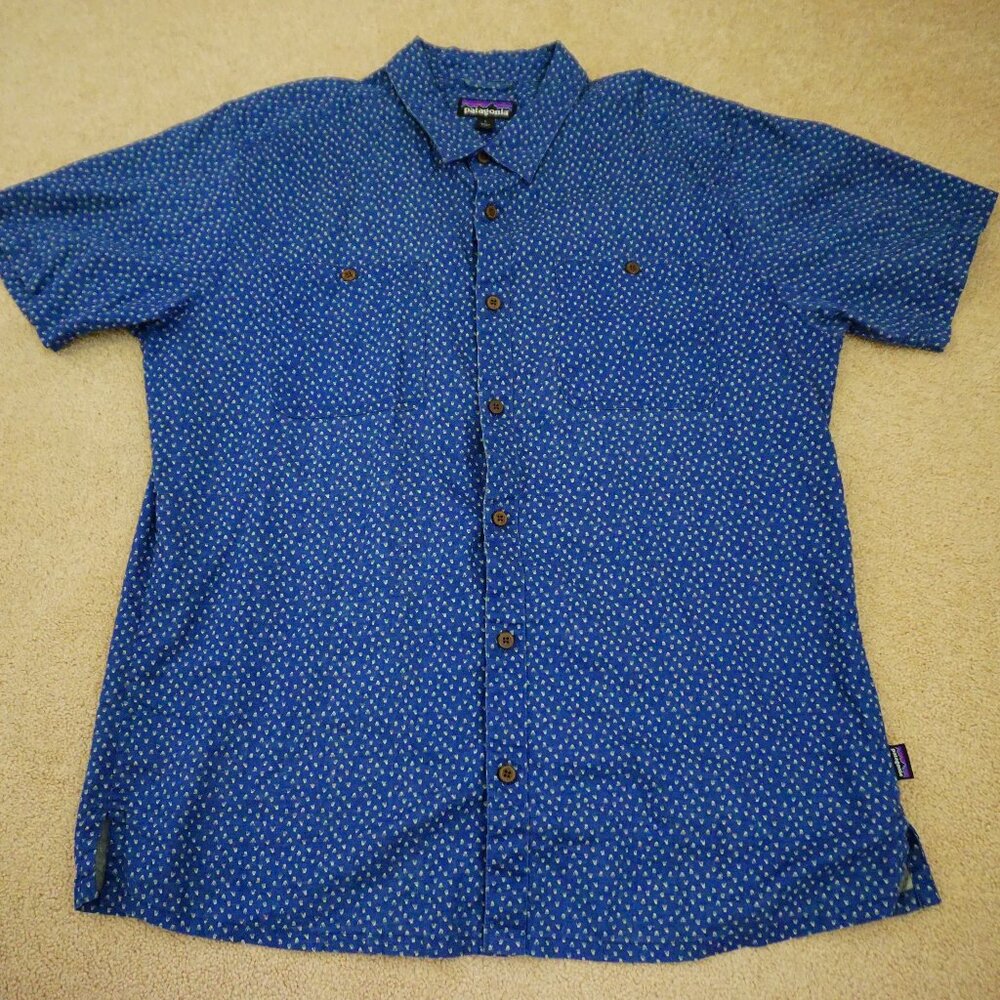 Patagonia Men's Large Short Sleeve Casual Shirt